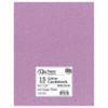Paper Accents Glitter Cardstock 8.5 inch x 11 inch 85lb Iridescent Sugar Plum 15pc