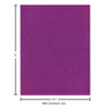 Paper Accents Glitter Cardstock 8.5 inch x 11 inch 85lb Heather Purple 5pc