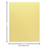 Paper Accents Glitter Cardstock 8.5 inch x 11 inch 85lb Iridescent Lemon Cello 5pc