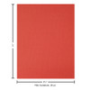 Paper Accents Cardstock 8.5 inch x 11 inch Textured 73lb Valentine Red 25pc