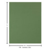 Paper Accents Cardstock 8.5 inch x 11 inch Textured 73lb Billiard Green 25pc