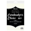 Paper Accents Card Cardmakers Choice Card 5.5 inch x 4.25 inch 80lb Cream 100pc