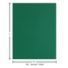 Paper Accents Cardstock 8.5 inch x 11 inch Textured 73lb Highland Green 1000pc Box