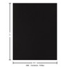 Paper Accents Cardstock 8.5 inch x 11 inch Smooth 65lb Deep Black 1000pc Box
