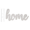 Hampton Art Wood Script Home White