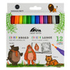 Manuscript Collection Lionheart Colour Pen Set Broad 12pc