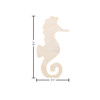 Good Wood By Leisure Arts 1/2 inch Thick Shapes Seahorse