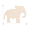 Good Wood By Leisure Arts 1/2 inch Thick Shapes Elephant
