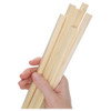 Good Wood Dowels 12 inch x 3/8 inch Square Package 6pc Orange