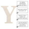 Good Wood By Leisure Arts Letters 9.5 inch Birch Y