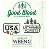 Good Wood By Leisure Arts Letters 9.5 inch Birch Y