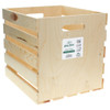 Good Wood By Leisure Arts Crates Pine 14.75 inch x 13.5 inch x 13 inch