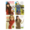 Leisure Arts Fashion Knit Book Collection 4pc