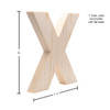 Hampton Art Wood Letter Craft Me 8 inch x 7.5 inch x 1 inch X