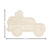 Good Wood By Leisure Arts ½ inch Thick Shapes Truck With Flowers