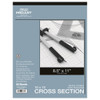 Pro Art Paper Cross Section Pad 10x10 GridInch 8.5 inch x 11 inch 50pc