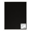 PA Framing Mat Blank 8 inch x 10 inch White Core Black 5pc