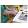 PA Framing Mat Blank 8 inch x 10 inch White Core Black 5pc