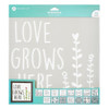 Hampton Art Stencil 12 inch x 12 inch Stay Awhile 15pc