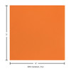Paper Accents Cardstock 12 inch x 12 inch Stash Builder 65lb Apricot 25pc