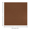 Paper Accents Cardstock 12 inch x 12 inch Textured 80lb Clove 25pc