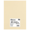 Paper Accents Cardstock 8.5 inch x 11 inch Textured 80lb Natural 25pc