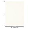 Paper Accents Cardstock 8.5 inch x 11 inch Linen 80lb Bright White 250pc