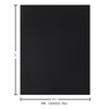 Paper Accents Cardstock 8.5 inch x 11 inch Smooth 80lb Black 25pc