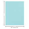 Paper Accents Cardstock 8.5 inch x 11 inch Smooth 60lb Baby Blue 25pc