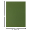 Paper Accents Cardstock 8.5 inch x 11 inch Muslin 74lb Rain Forest 25pc