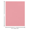 Paper Accents Cardstock 8.5 inch x 11 inch Smooth 74lb Tickled Pink 25pc