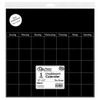 Paper Accents Calendar Page 12 inch x 12 inch Removable Adhesive Vinyl Chalkboard