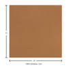 Paper Accents Cardstock 12 inch x 12 inch Recycled 100lb Grocers Kraft 25pc