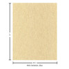 Paper Accents Cardstock 8.5 inch x 11 inch Parchment 65lb Sand 25pc