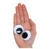 PA Essentials Googly Eye Flat Back Round 40mm Black 2pc