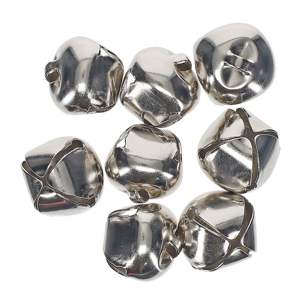 PA Essentials Jingle Bell 22mm 8pc Silver