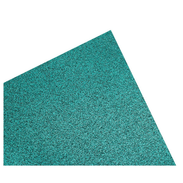 Paper Accents Glitter Cardstock 8.5 inch x 11 inch 85lb 15pc Prussian Blue