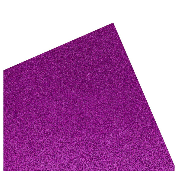 Paper Accents Glitter Cardstock 8.5 inch x 11 inch 85lb Purple 5pc