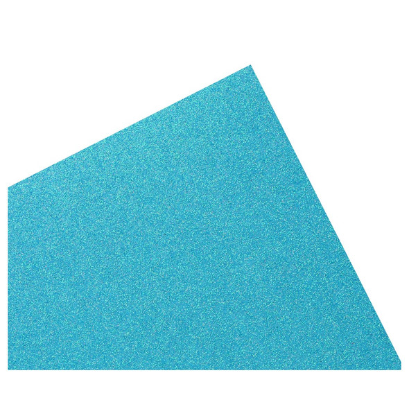 Paper Accents Glitter Cardstock 12 inch x 12 inch 85lb Iridescent Blue 15pc