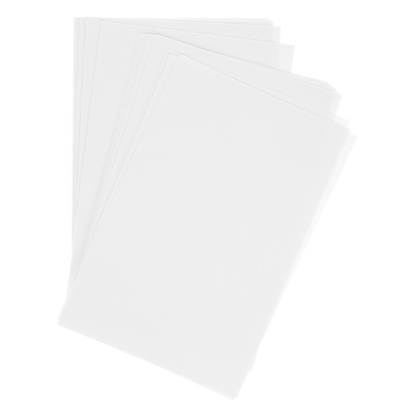 Paper Accents Card Post Card 4 inch x 6 inch White 25pc