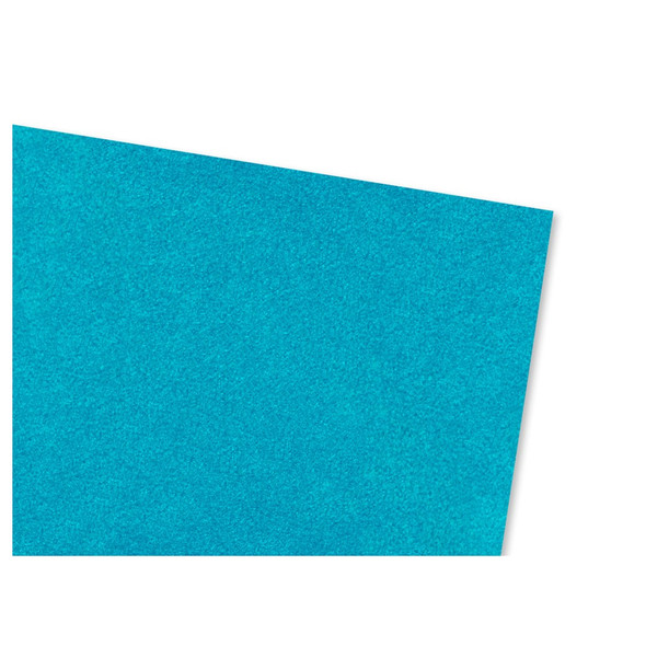 PA Vinyl Iron On Roll 12 inch x 19 inch Flocked Turquoise