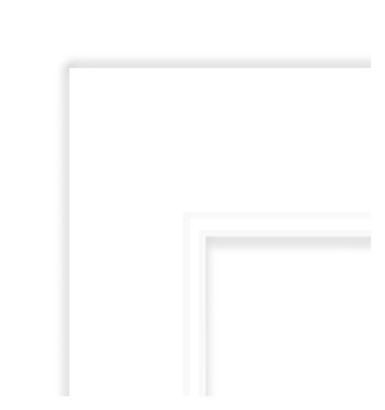 PA Framing Mat Double 12 inch x 16 inch /8 inch x 12 inch White Core White/White