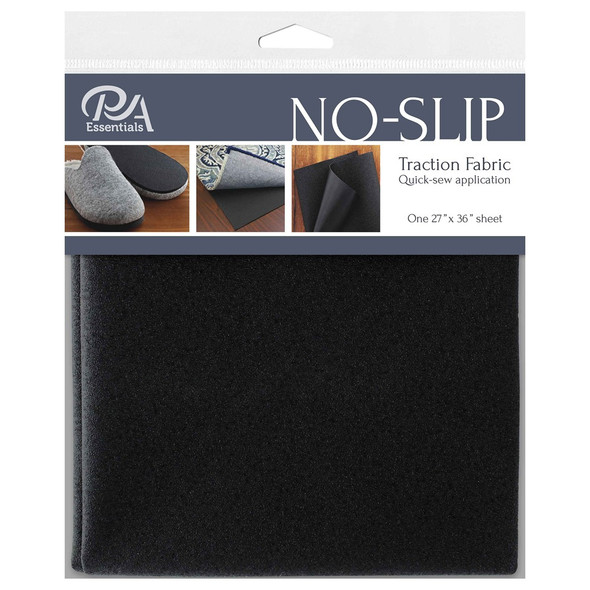 PA Essentials No Slip Fabric 27 inch x 36 inch Black