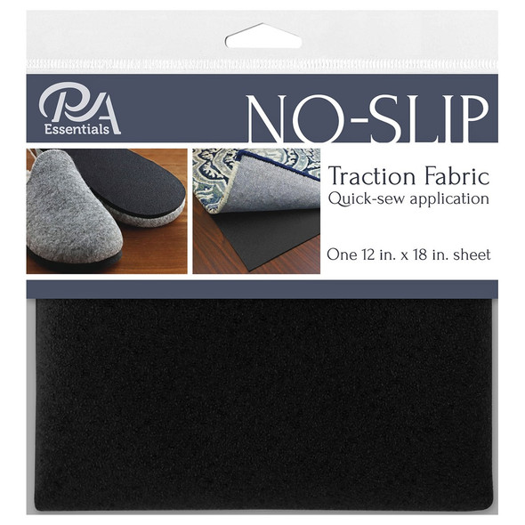 PA Essentials No Slip Fabric 12 inch x 18 inch Black