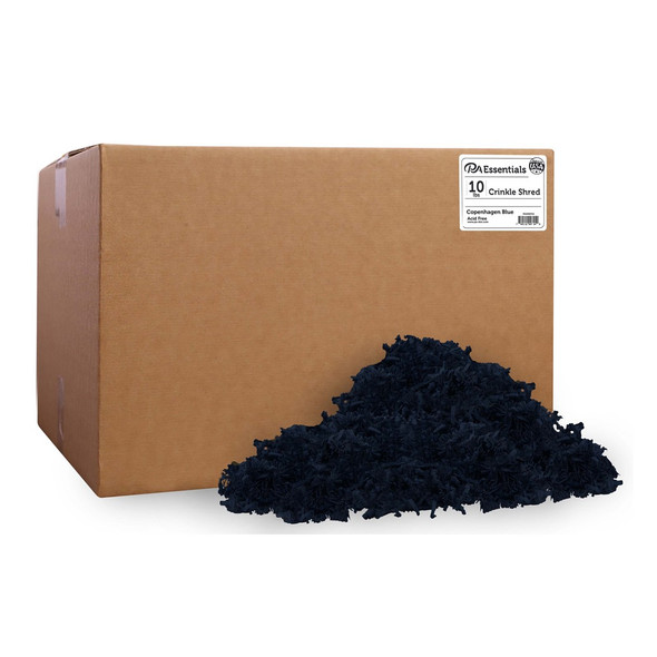 PA Essentials Crinkle Shred Box 10lb Copenhagen Blue