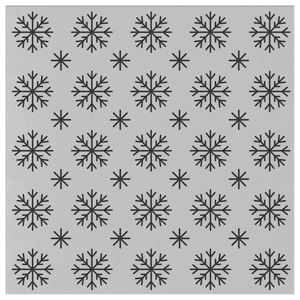 PA Essentials Stencil 6 inch x 6 inch Snowflake Pattern