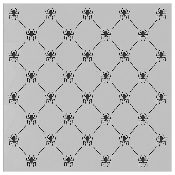 PA Essentials Stencil 6 inch x 6 inch Spider Pattern