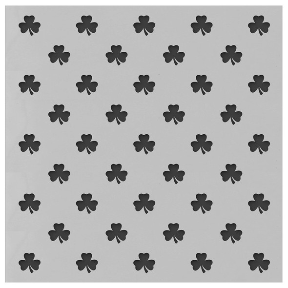 PA Essentials Stencil 6 inch x 6 inch Shamrock Pattern