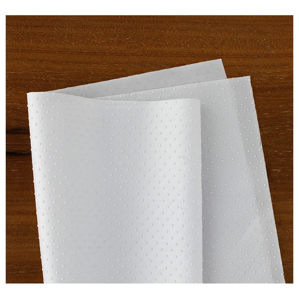 PA Essentials No Slip Fabric 11 inch x 24 inch Dotted White