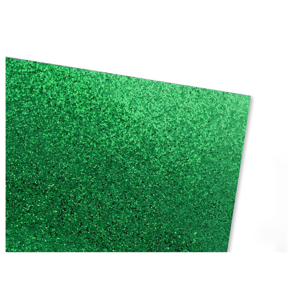 PA Vinyl Iron On Roll 12 inch x 20 inch Stretch Glitter Texture Green